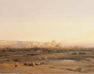 Hildebrandt Eduard View of Cairo - Hermitage